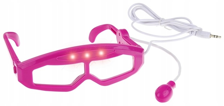 Gitara Rockowa Elektryczna Świecąca Okulary z Mikrofonem dla Dzieci