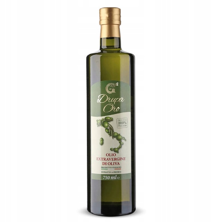 Oliwa z Oliwek Extra Virgin Drupa Oro 750ml – Włoska, tłoczona na zimno