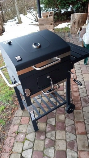 GRILL WĘGLOWY ŻELIWNY RUSZT Landmann OGRODOWY DUŻY