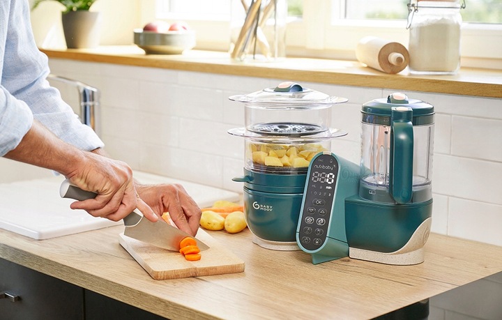 BABYMOOV 6W1 ROBOT KUCHENNY DO GOTOWANIA ZDROWEJ POSIŁKÓW DLA DZIECI 500W