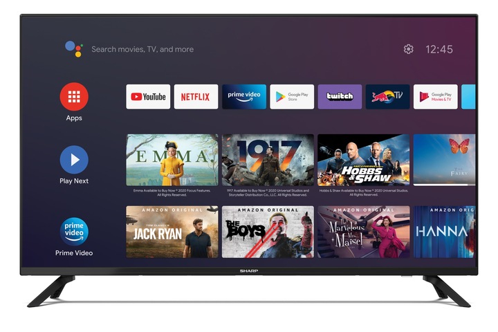 Telewizor Sharp BEZRAMKOWY 40FH2EA 40" Full HD Android TV+DEDYKOWANY UCHWYT