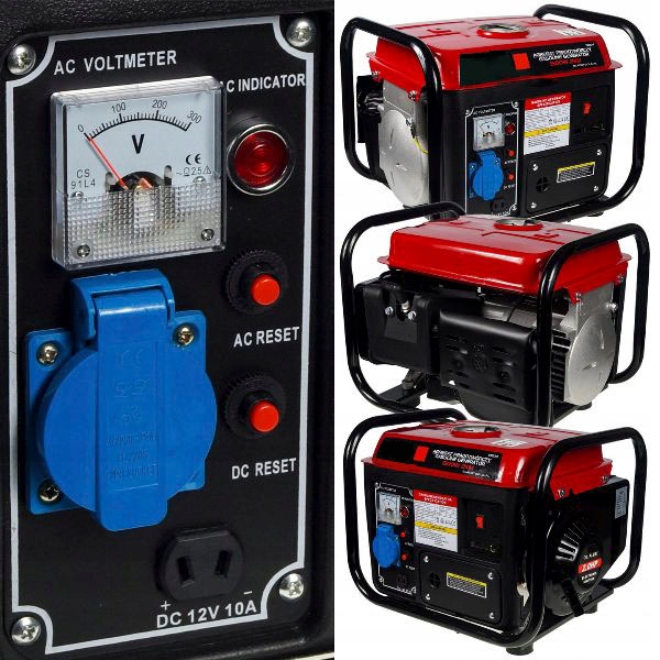 AGREGAT PRĄDOTWÓRCZY 1500W 2KM GENERATOR 230V 12V