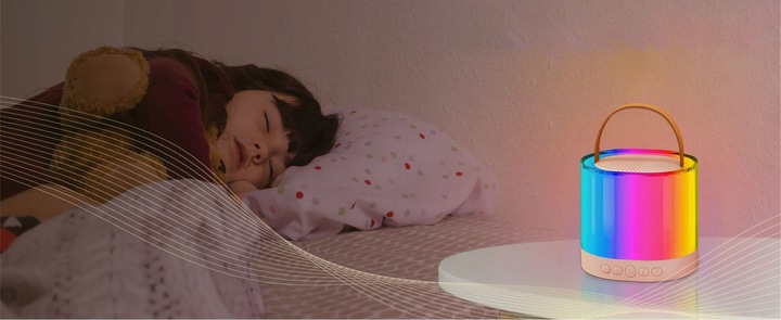 GŁOŚNIK DO KARAOKE RGB BLUETOOTH 2 MIKROFONY ZESTAW