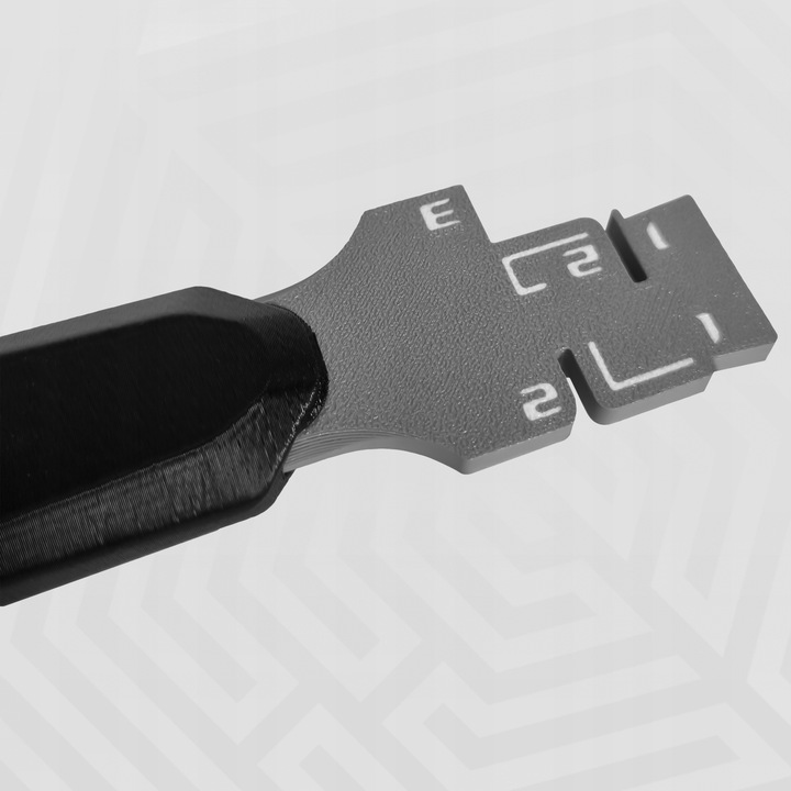 PRZYMIAR ZDERZAK DO ZAGINARKI NARZĘDZIE DEKARSKIE DO PROFILOWANIA RĄBKÓW