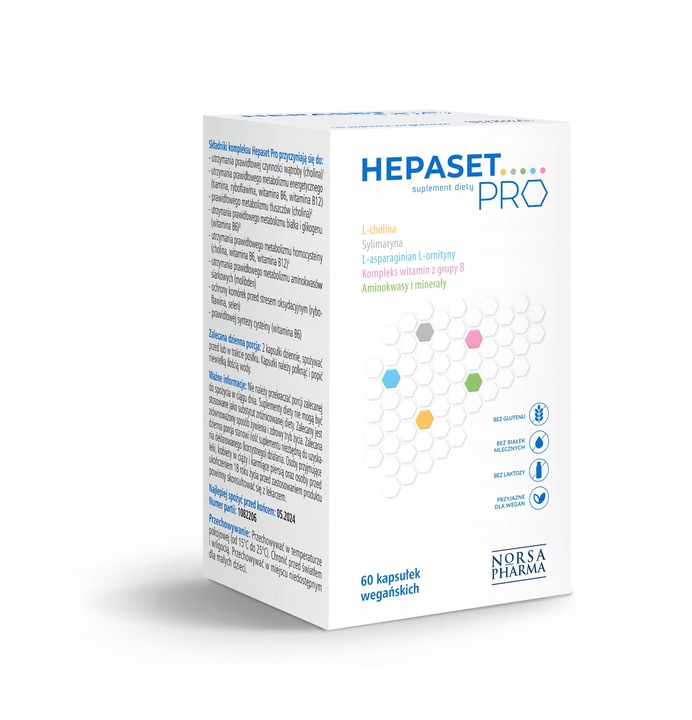 NORSA PHARMA Hepaset PRO Wsparcie Wątroby 60kaps