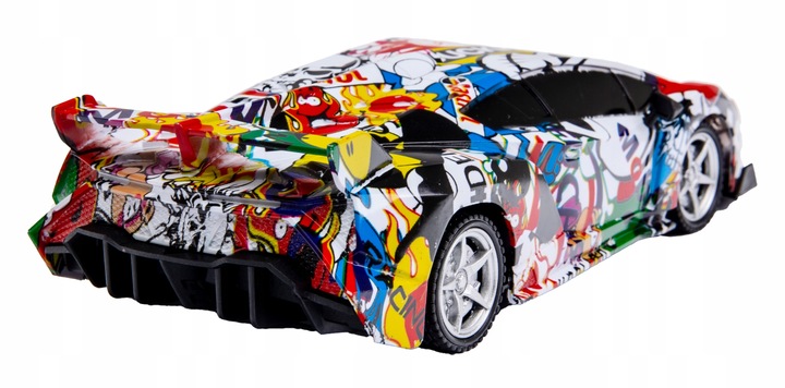 Samochód zdalnie sterowany graffiti, światło R/C