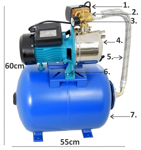 HYDROFOR 50L AJ 50/60 POMPA HYDROFOROWA + GRATIS