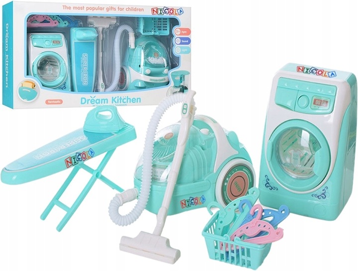 ODKURZACZ PRALKA ŻELAZKO DESKA DO PRASOWANIA 5045