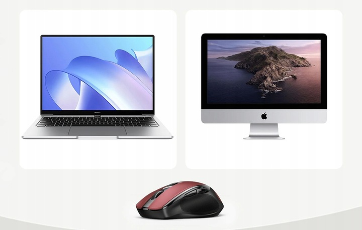 UGREEN BEZPRZEWODOWA MYSZKA KOMPUTEROWA NA BATERIE AA 2.4GHZ BLUETOOTH 5.0