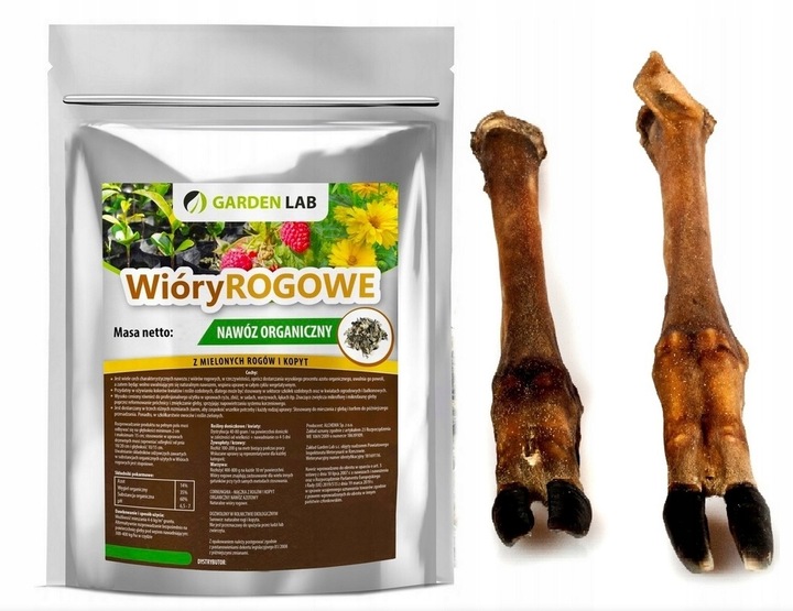 NAWÓZ AZOTOWY WIÓRY ROGOWE Z KOPYTAMI AZOT 5 KG