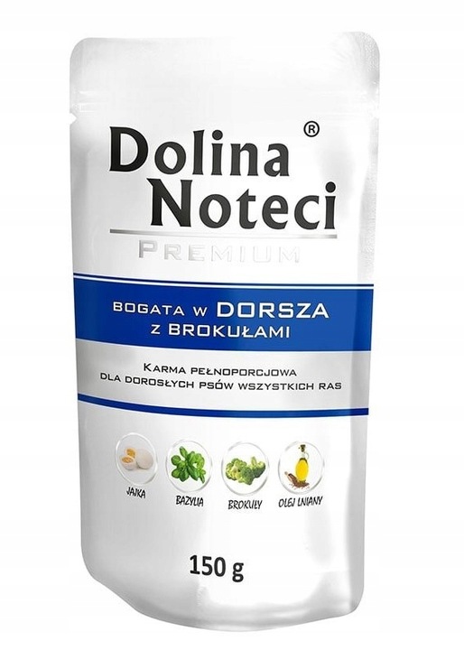 DOLINA NOTECI PREMIUM Mokra karma dla psa MIX smaków 30x150g zestaw