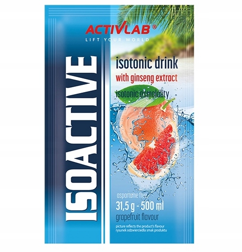 Activlab Isoactive napój izotoniczny 31,5gx20 Grej