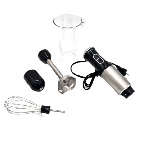 BLENDER RĘCZNY SPIECZNIACZ MIKSER REGULACJA PRĘDKOŚCI PRZEŹROCZYSTA MIARKA