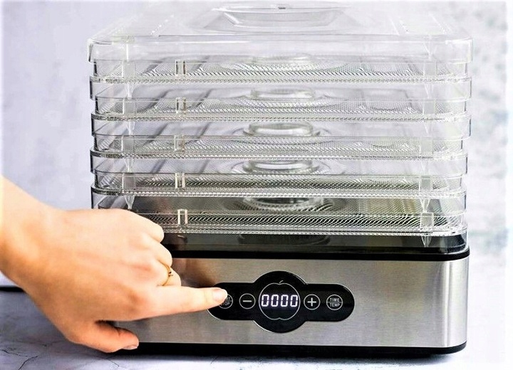 SUSZARKA DO GRZYBÓW OWOCÓW WARZYW SPOŻYWCZA DUŻA STALOWE SITA 500W ŻYWNOŚCI