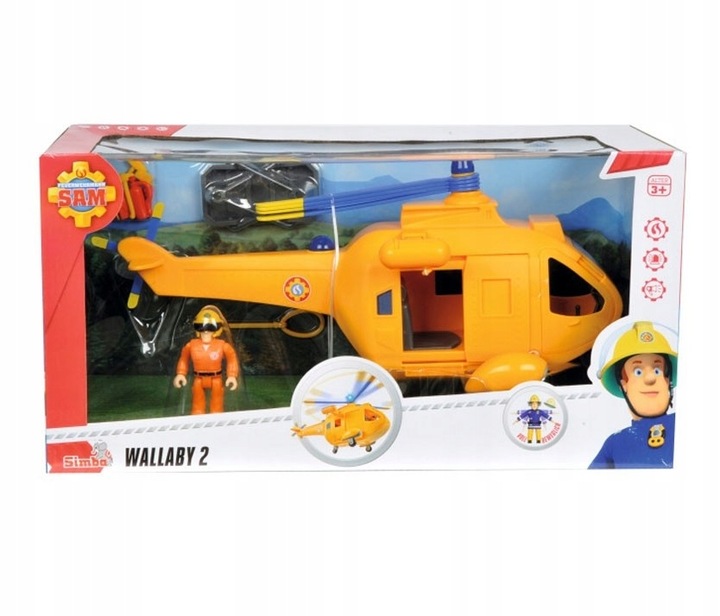 SIMBA Helikopter Strażak Sam Wallby mini