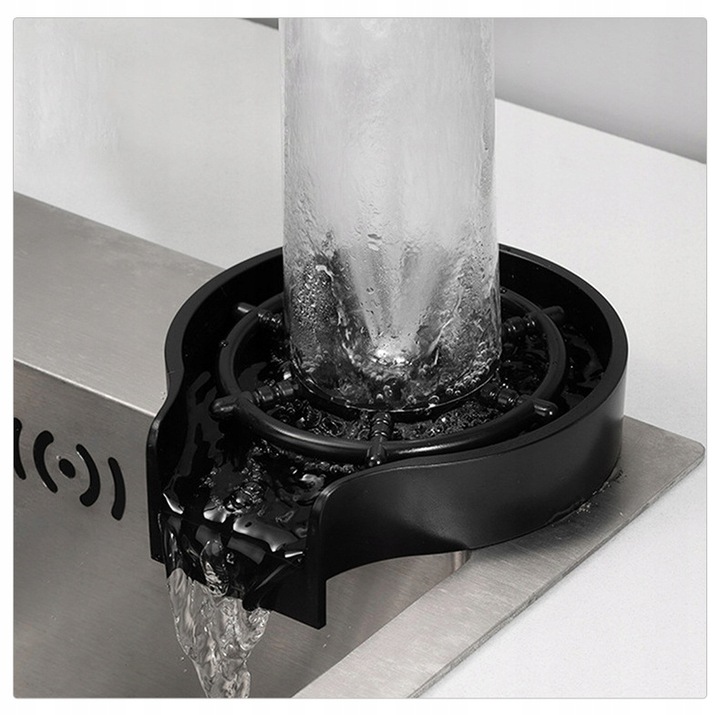 AUTOMATYCZNA MYJKA DO SZKLANEK KUBKÓW BUTELEK PŁUCZKA DO ZLEWU + GRATISY