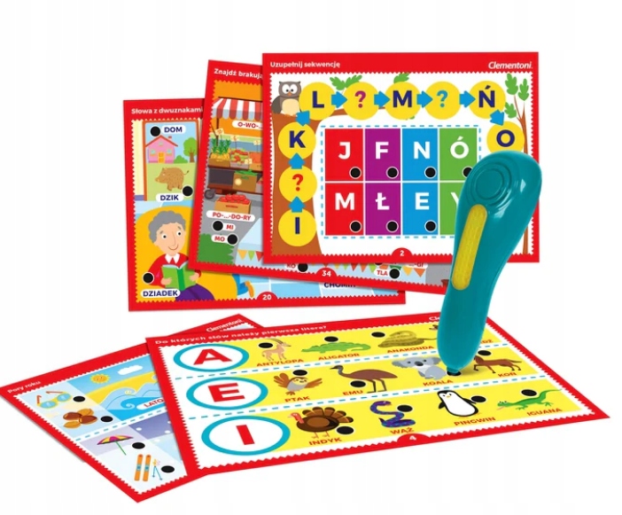 GRA EDUKACYJNA DLA DZIECI ALFABET CLEMENTONI