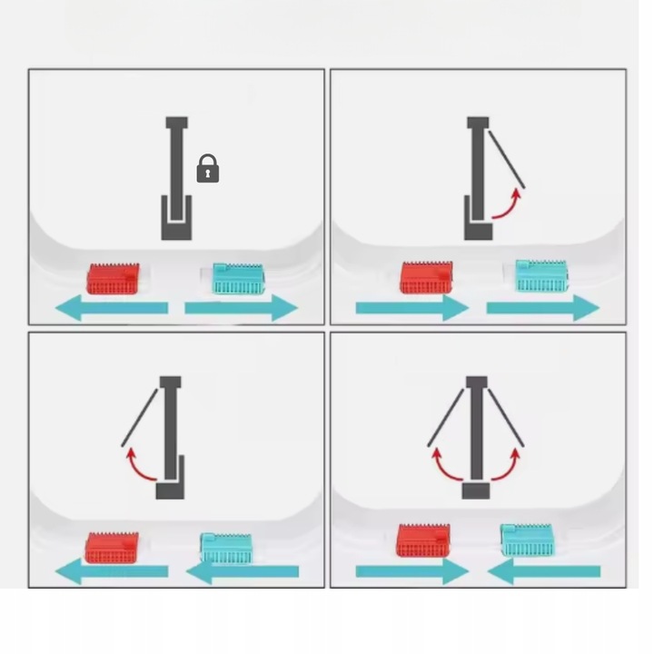 DRZWICZKI WAHADŁOWE DLA KOTA PSA DRZWI DWUSTRONNE Z KLAPĄ 4 SPOSOBY XL