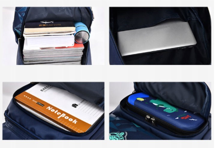 PLECAK SZKOLNY TORNISTER MŁODZIEŻOWY POJEMNY DLA CHŁOPCA KL. 1-3