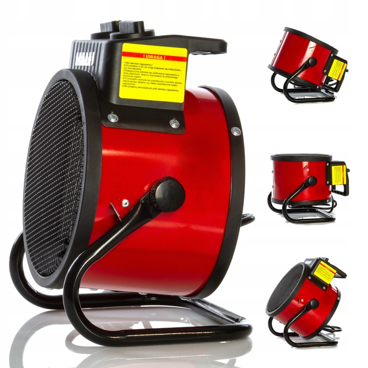 NAGRZEWNICA ELEKTRYCZNA 2000W OGRZEWACZ WENTYLATOR TERMOWENTYLATOR FARELKA