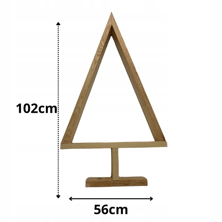 CHOINKA STELAŻ DREWNIANA 102cm ŚWIĘTA STROIK BAZA DO KOMPOZYCJI- XXXXL
