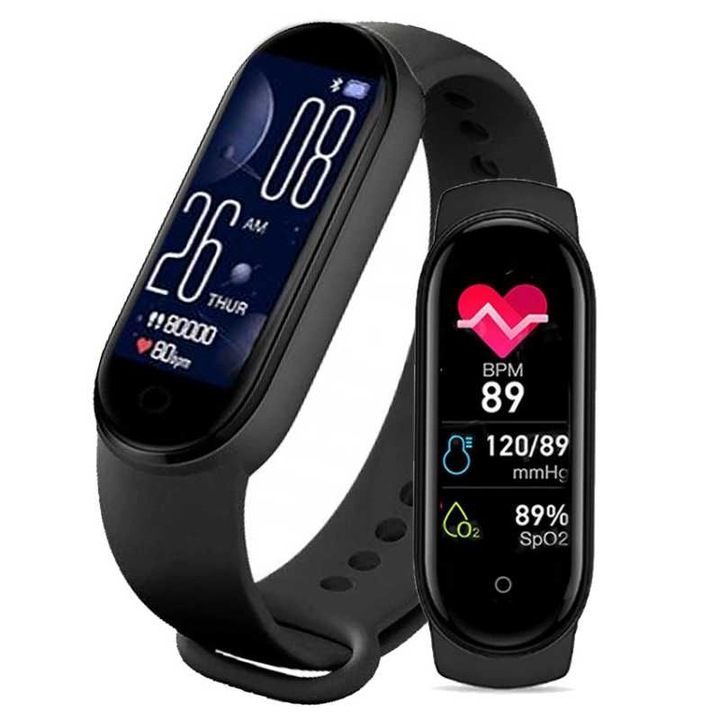 SMARTBAND M5 SMARTWATCH OPASKA PULS KROKI ROZMOWY