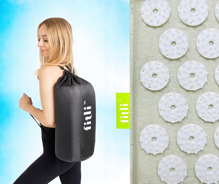 MATA ZDROWOTNA DO AKUPRESURY Z KOLCAMI + PODUSZKA