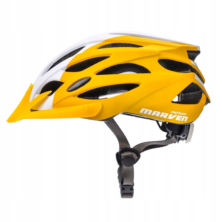 KASK ROWEROWY REGULOWANY METEOR MARVEN S 52-56cm siatka 3-kolorowy AIR FLOW