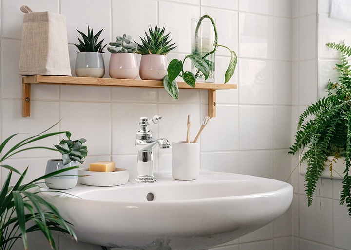 Bateria umywalkowa stojąca retro chrom łazienkowa srebrna kran YOKA HOME