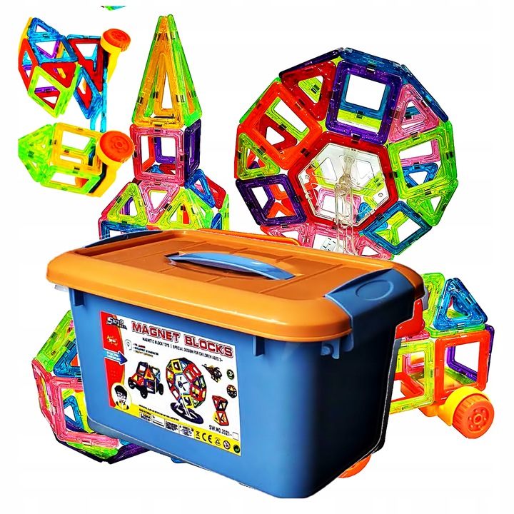 Klocki Magnetyczne – Buduj, Twórz I Odkrywaj Świat , Zostań Budowniczym!