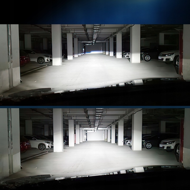 ŻARÓWKI LED H7 RETRIFY S&D PROJECTOR 100% IDEALNE ODCIĘCIE SOCZEWKA FISHEYE