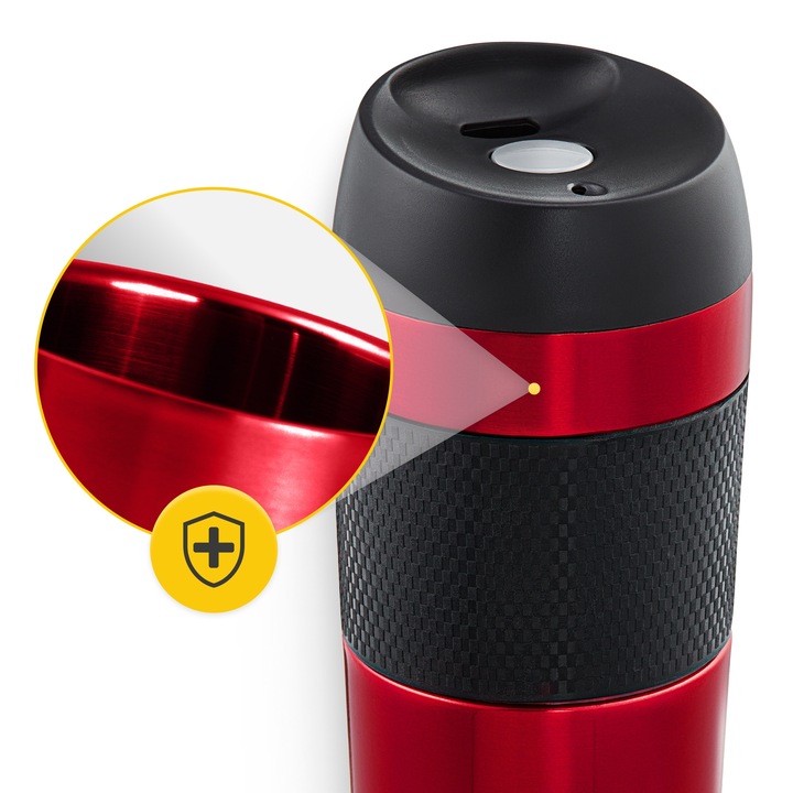 KUBEK TERMICZNY TERMOS GORĄCE NAPOJE DO 12H-24H KAWA HERBATA SZCZELNY 400ml