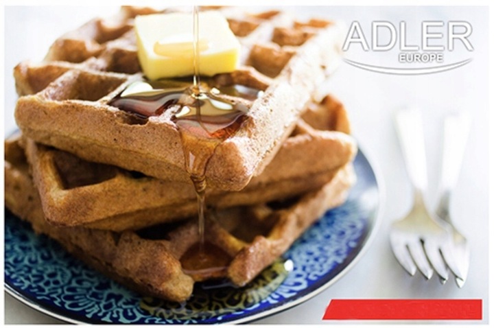 GOFROWNICA 4 CHRUPIĄCE GOFRY DUŻA MOC 1500W AD3036