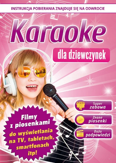 Zestaw Karaoke dla Dziewczynek + solidny MIKROFON