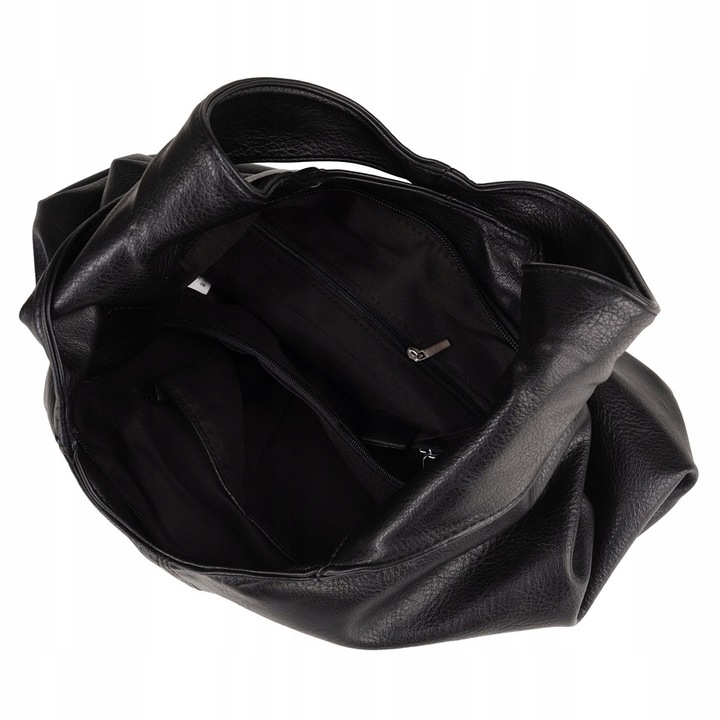 czarna torebka shopper worek skórzana klasyczna torebka shopper bag