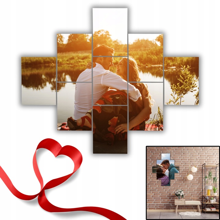 Obraz na płótnie prezent na walentynki rocznice ślubu dla niej dla niego