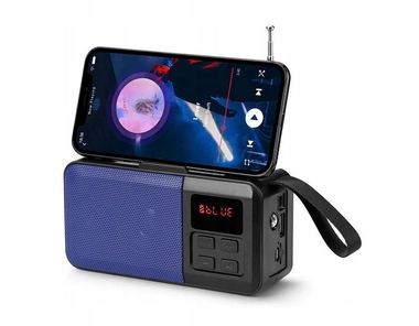 GŁOŚNIK BLUETOOTH BEZPRZEWODOWY SOLAR USB RADIO