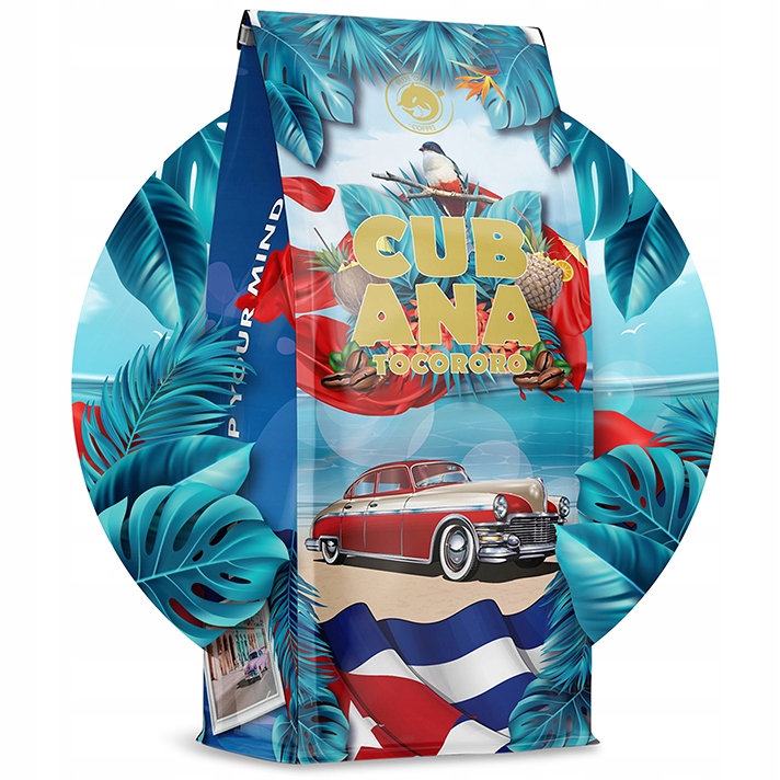 KAWA ZIARNISTA 1KG CUBANA TOCORORO Świeżo Palona 100% ARABICA - BLUE ORCA