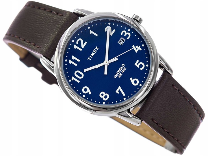 DAMSKI ZEGAREK TIMEX TW2V75200 EASY READER BRĄZOWY NA PASKU PODŚWIETLENIE