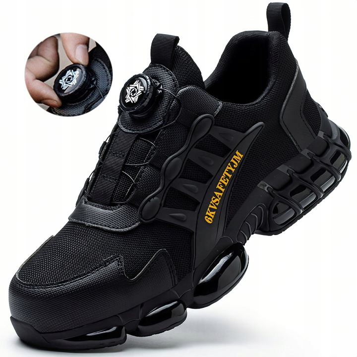 Obuwie robocze półbuty ART.MAS sportowe oddychające z Podnoskiem S1 BHP dzi