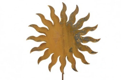 Słońce dekoracja metalowa do ogrodu 117 cm