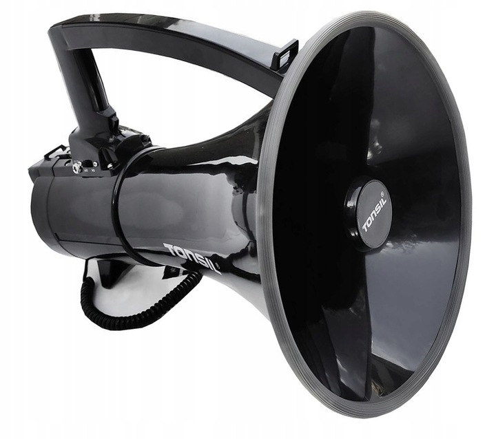 Megafon Tonsil TE 30/20 - Nagrywanie Syrena REC Wersja AKU z Akumulatorem