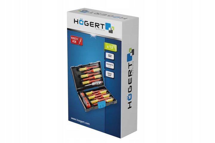 Wkrętaki izolowane 1000V 13 el. Hogert