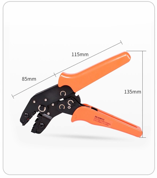 ZESTAW XXL KONEKTRÓW IZOLOWANYCH + ZACISKARKA