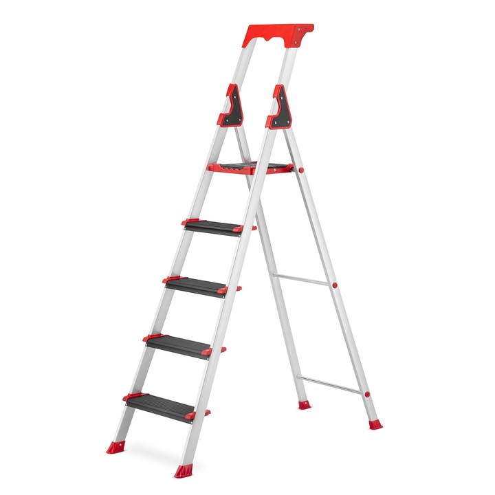 Drabina aluminiowa montażowa magazynowa profesjonalna HIGHER ALU 5