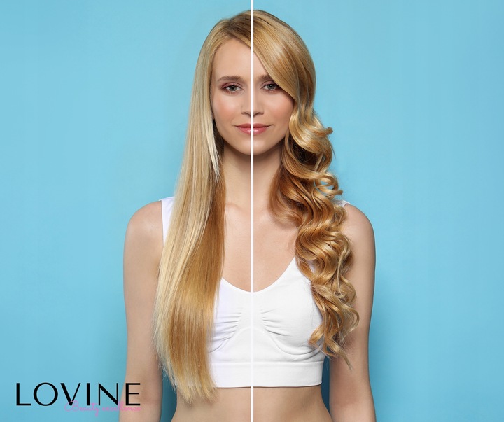 PROSTOWNICA LOKÓWKA DO WŁOSÓW 2w1ceramiczna LOVINE