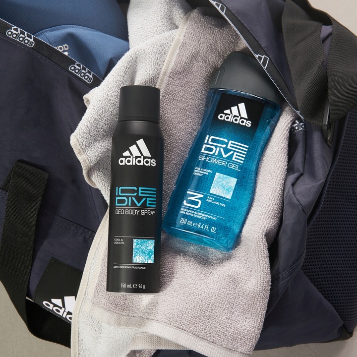 ADIDAS ICE DIVE DEZODORANT W SPRAYU DLA MĘŻCZYZN 150 ML