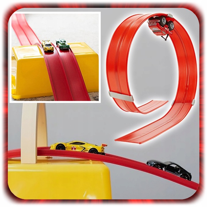 TOR WYŚCIGOWY DLA SAMOCHODZIKÓW do serii Turborace Tor Prędkości + 4 AUTKA