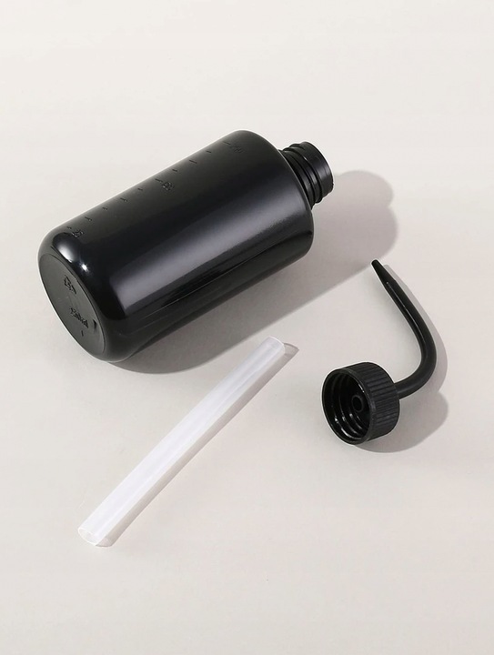 BUTELKA TRYSKAWKA BUTELECZKA DO MYCIA RZĘS 250 ml CZARNA