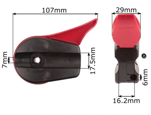 LINKA GAZU UNIWERSALNA REGULOWANA KOSIARKI GAŹNIK